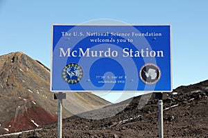 McMurdo station, Ross Island, Antarctica