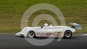 McRae Can-Am racing car at speed