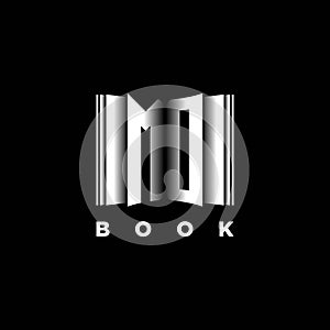 MD Monogram Book Shape Style