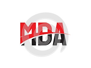 MDA Letter Initial Logo Design