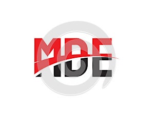 MDE Letter Initial Logo Design