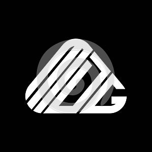 MDG letter logo creative design with vector graphic, MDG