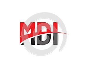 MDI Letter Initial Logo Design