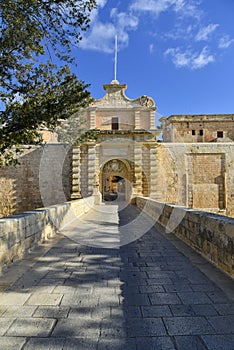 Mdina city gates, Malta