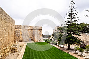 Mdina is a quiet city in Malta.