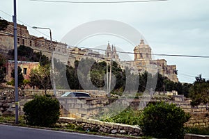 Mdina is a quiet city in Malta.