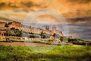 Mdina is a quiet city in Malta.