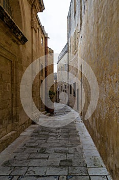 Mdina is a quiet city in Malta.