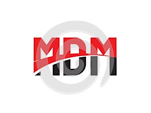 MDM Letter Initial Logo Design