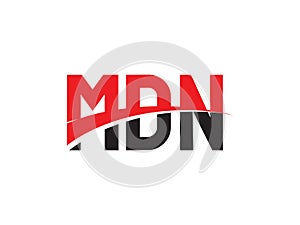 MDN Letter Initial Logo Design photo