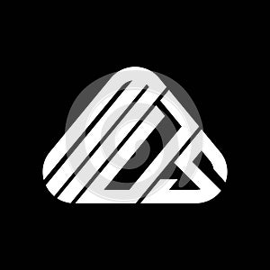 MDS letter logo creative design with vector graphic, MDS