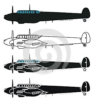 Me 110 in right view