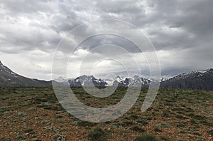 Meadow behind Aladaglar Mountain Range