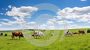 meadow cows field