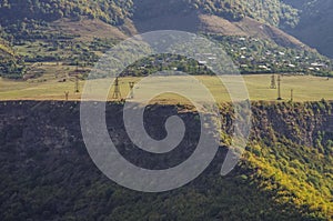 Meadow on edge of Debed river canyon