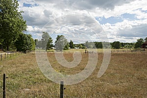 Meadow in Hovgarden in Sweden