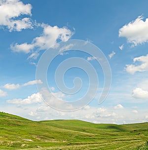 Meadows and sky