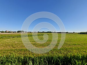 Meadows where new residential area `t Suyt in waddinxveen will come in the future