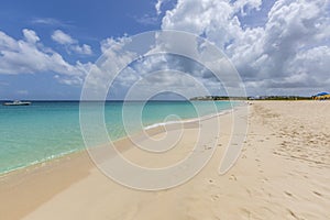 Meads Bay Beach in Anguilla photo