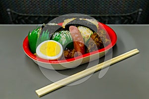 Meal Box (Bento) on a Japanese Bullet train