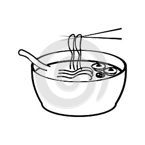 MEAL Editable and Resizeable Vector Icon photo