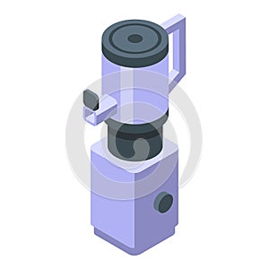 Meal gadget tech icon isometric vector. Home fruit