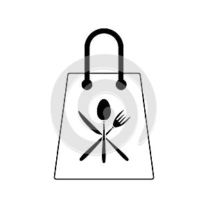 Meal icon vector. restaurant illustration sign. dine symbol. eat logo. cook mark.
