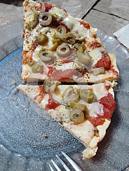 Meal Pizza gluten free for lunch or dinner photo