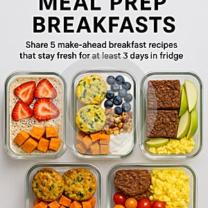 Meal Prep Breakfasts AI-GENERATED