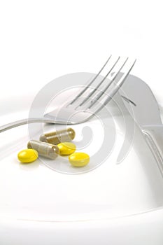 A meal of tablets