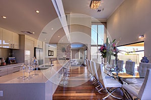 Meals Dining Room in Luxury Home
