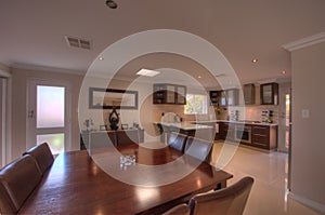Meals Dining Room in Luxury Home