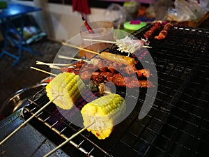 Meals and vegetables grilled with Sichuan pepper were famously seasoning of Xishuangba photo