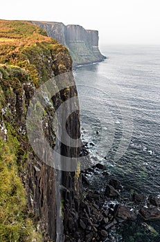 Mealt Falls and Kilt Rock in Skye, Scotland