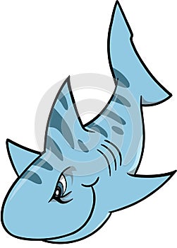 Mean shark Vector