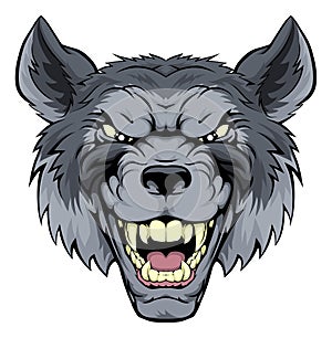 Mean Wolf Mascot photo