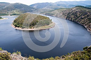 Meander of the Alagon River, Extremadura