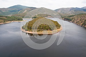 Meander of the Alagon River (Spain)