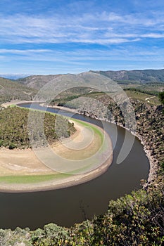 Meander of the AlagÃÂ³n River in Las Hurdes photo