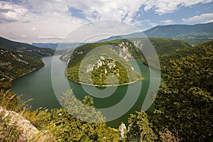 Meander of the river Vrbas photo