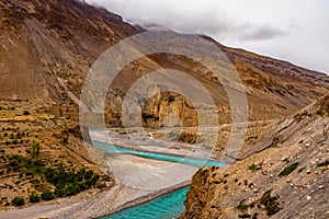 Meander, Spiti river valley