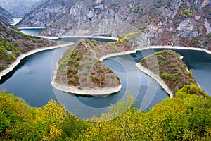 Meander of the Uvac river (Serbia)