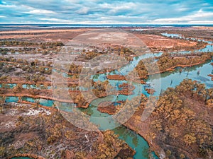 Meanders of Murray RIver.