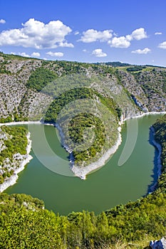 Meanders of the river Uvac, Serbia