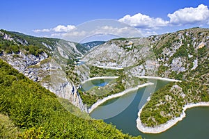 Meanders of the river Uvac, Serbia