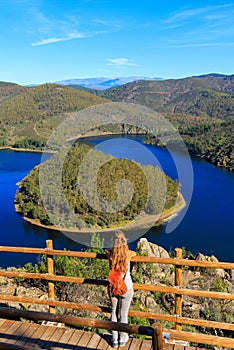 Melero meander in Estremadura- Spain photo