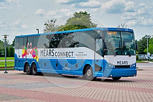 Mears Connect coach. This is a transport service between Orlando Airport and Disney hotels