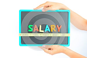 Measure salary concept in a business