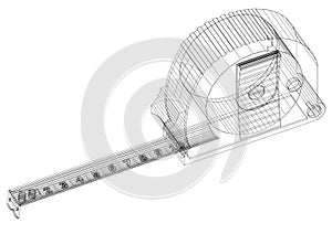 Measure Tape blueprint - isolated