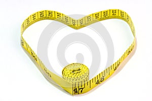 Measure tape. Isolated